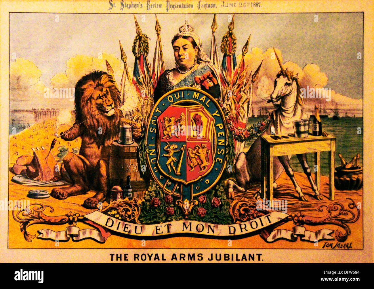 Queen Victoria for the Royal Arms Jubilant with all the ´powers´ of her
