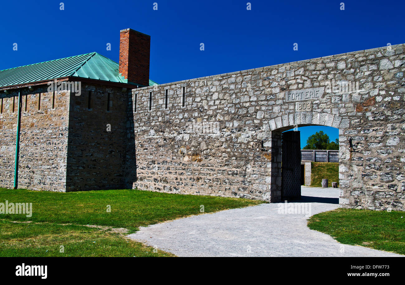 Fort Erie Front Gate Fort Erie Ontario Canada Stock Photo - Alamy