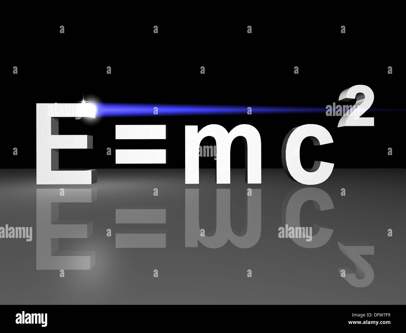 3d Digital Image Formula Of Einstein Stock Photo Alamy