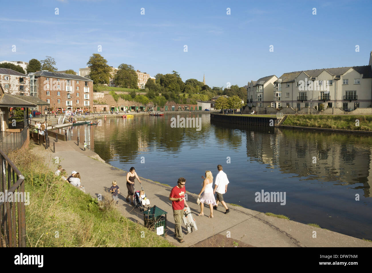 Exeter Quay Exeter Devon GB Stock Photo Alamy