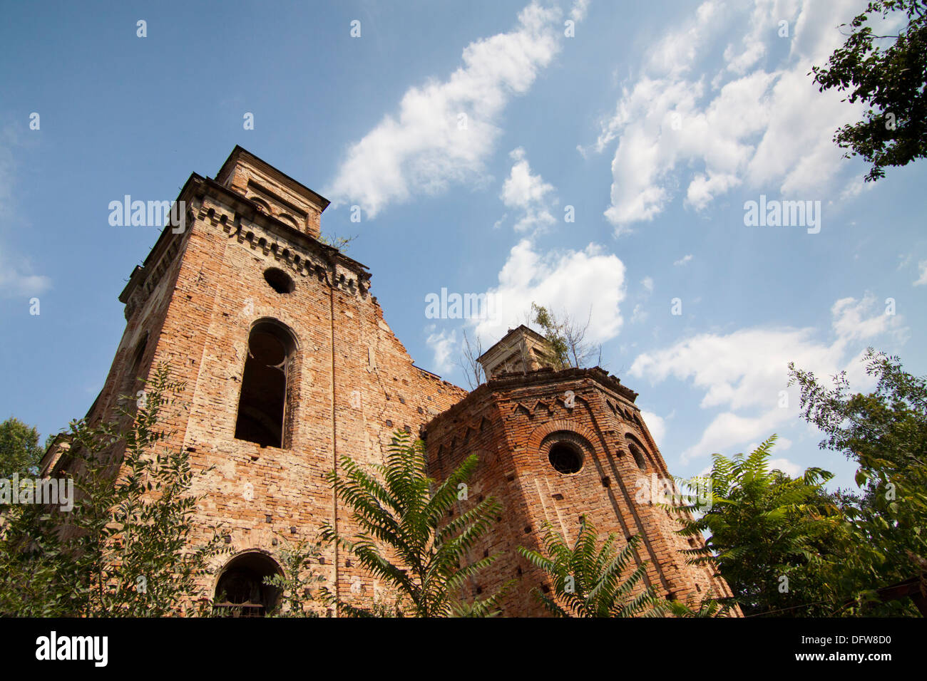 Abandoned synagogue in Vidin, northwestern Bulgaria Stock Photo