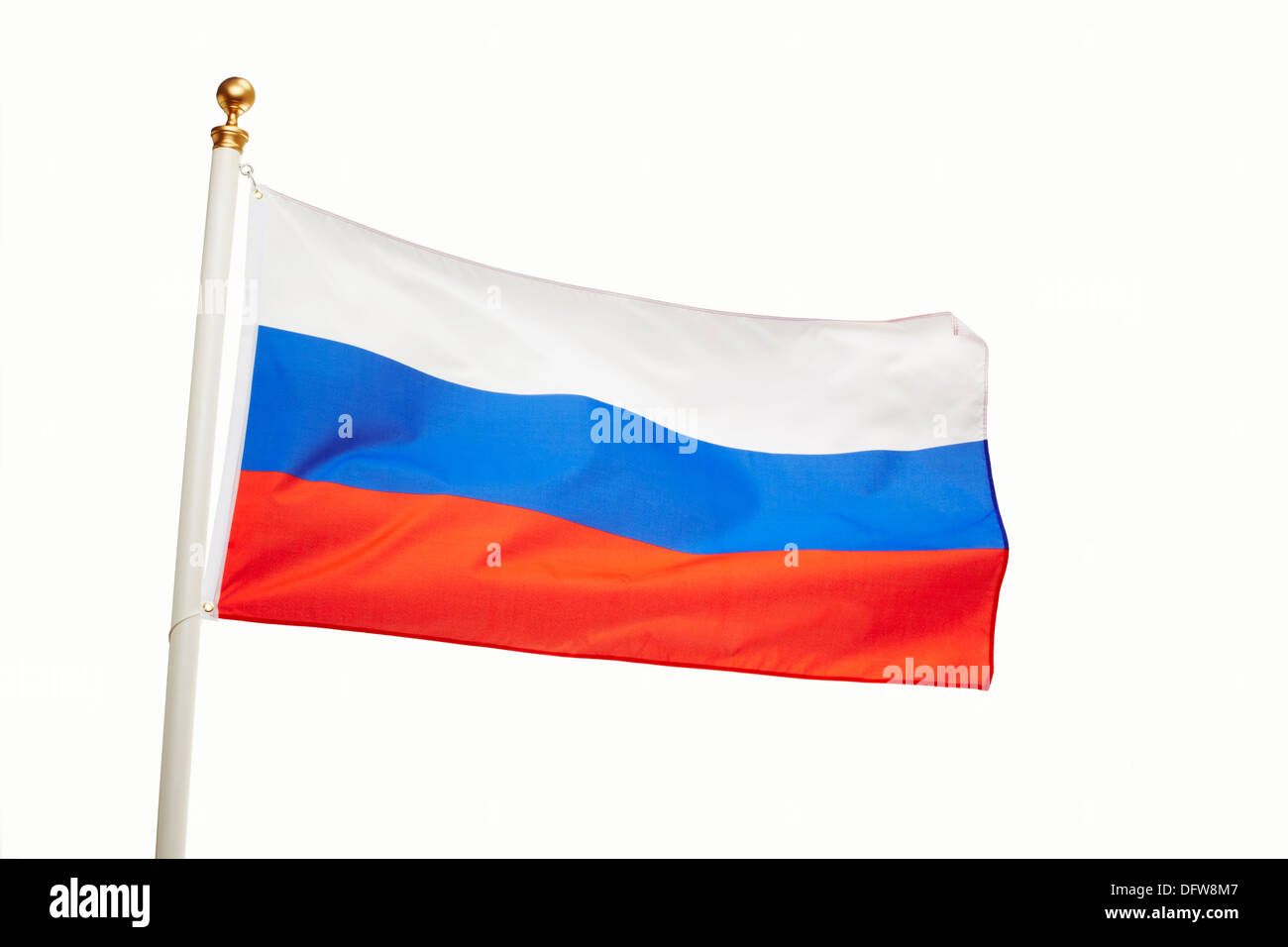 Flag of Russia Stock Photo
