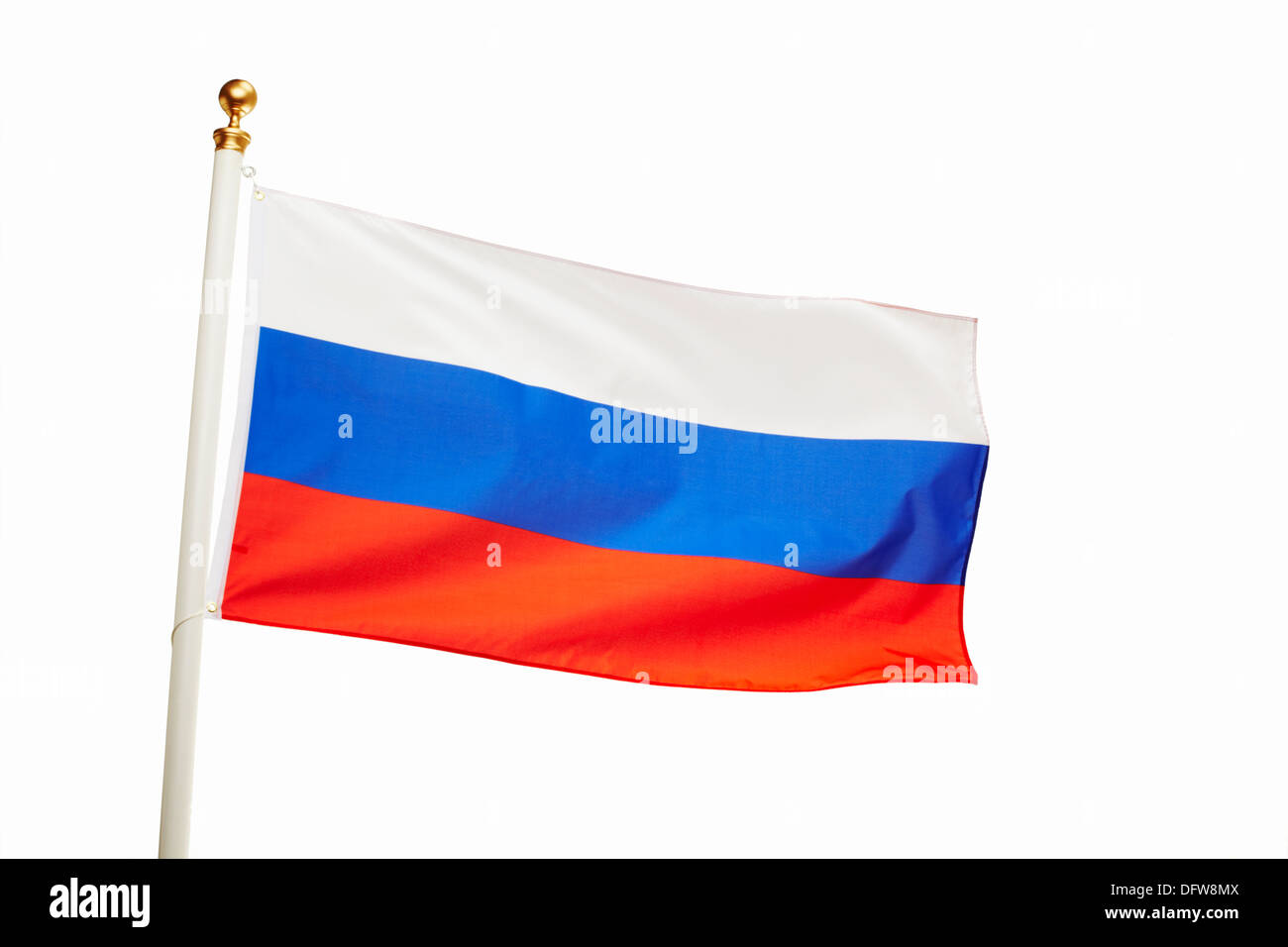 Flag of Russia Stock Photo