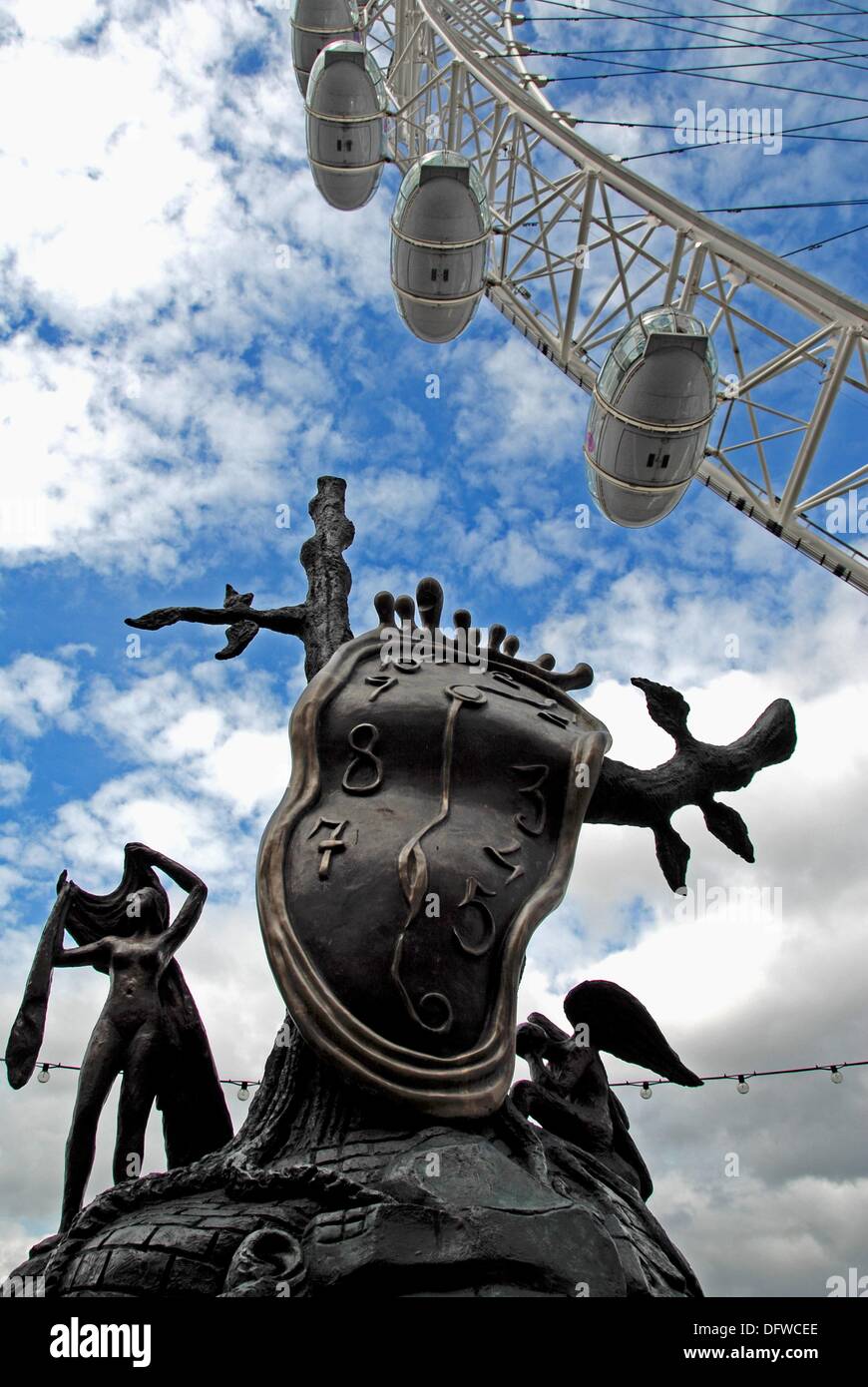 Dali Clock Sculpture