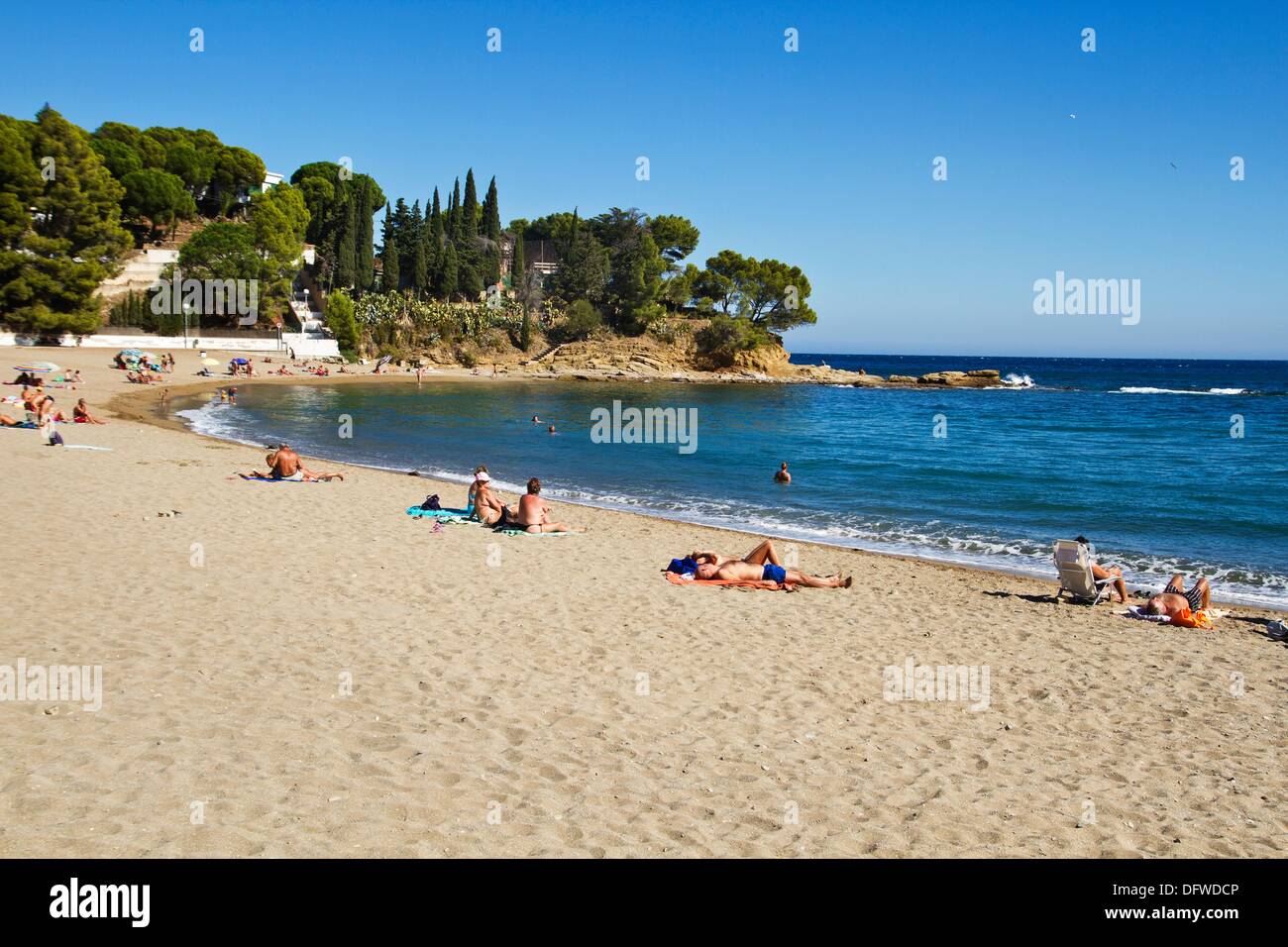 grifeu-beach-hi-res-stock-photography-and-images-alamy