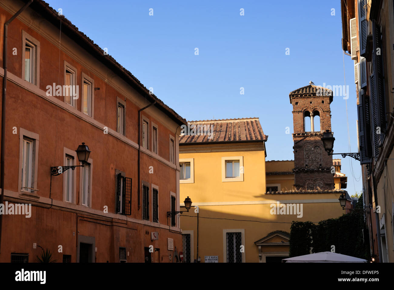 italy, rome, trastevere, church of santa rufina Stock Photo Alamy