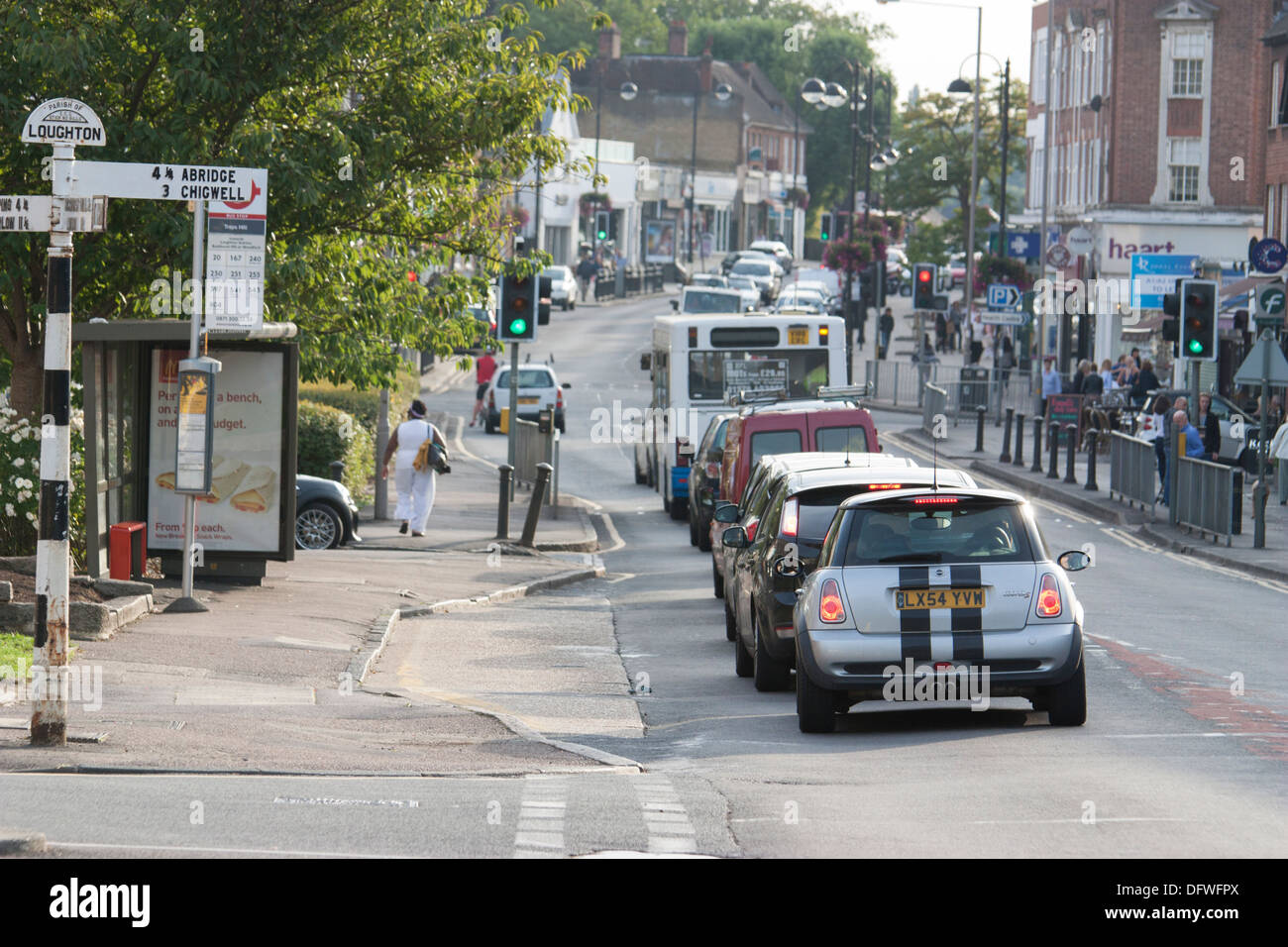 High street Loughton Essex Stock Photo Alamy
