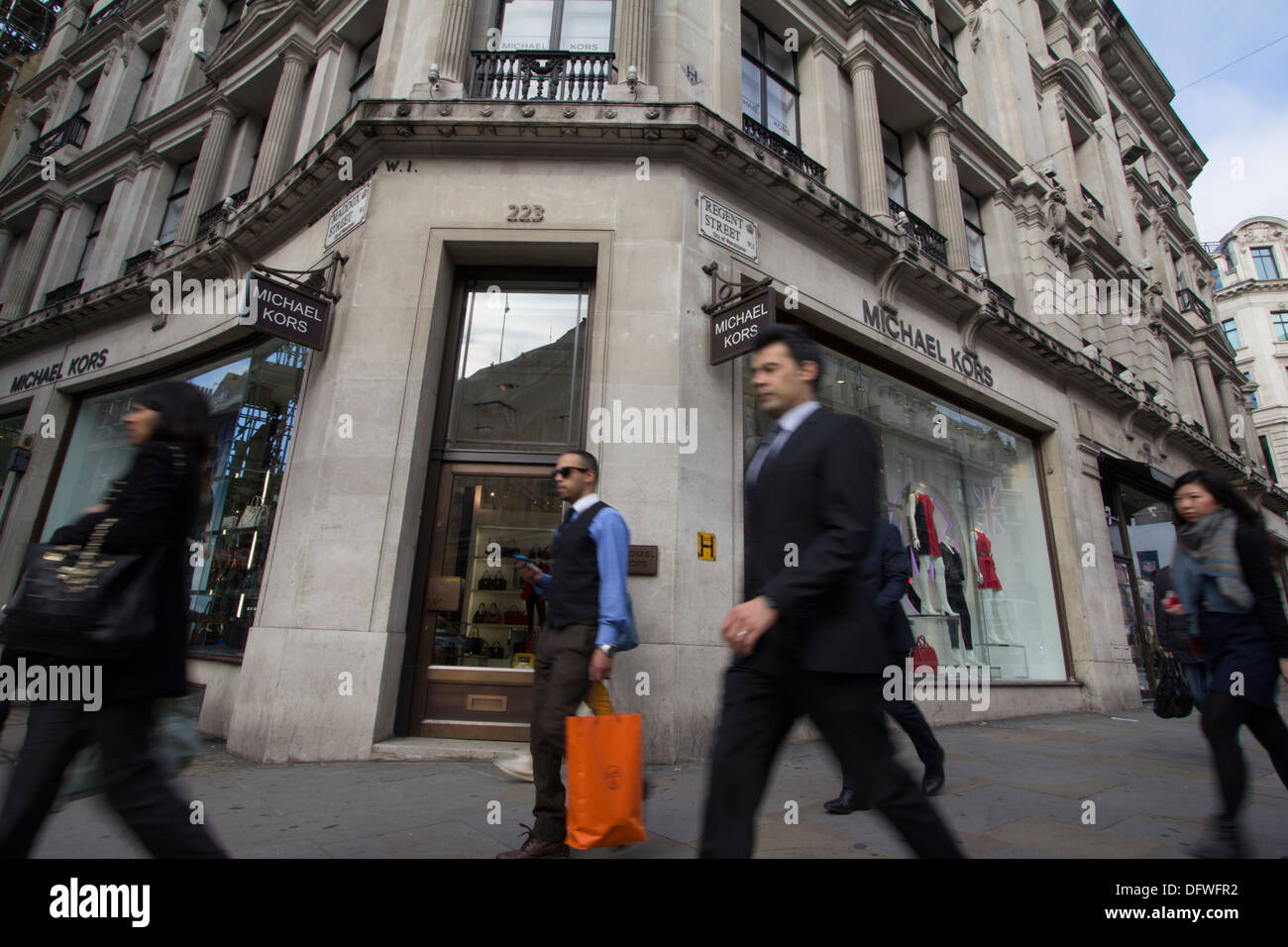 Michael Kors fashion shop Regent Street London Stock Photo - Alamy