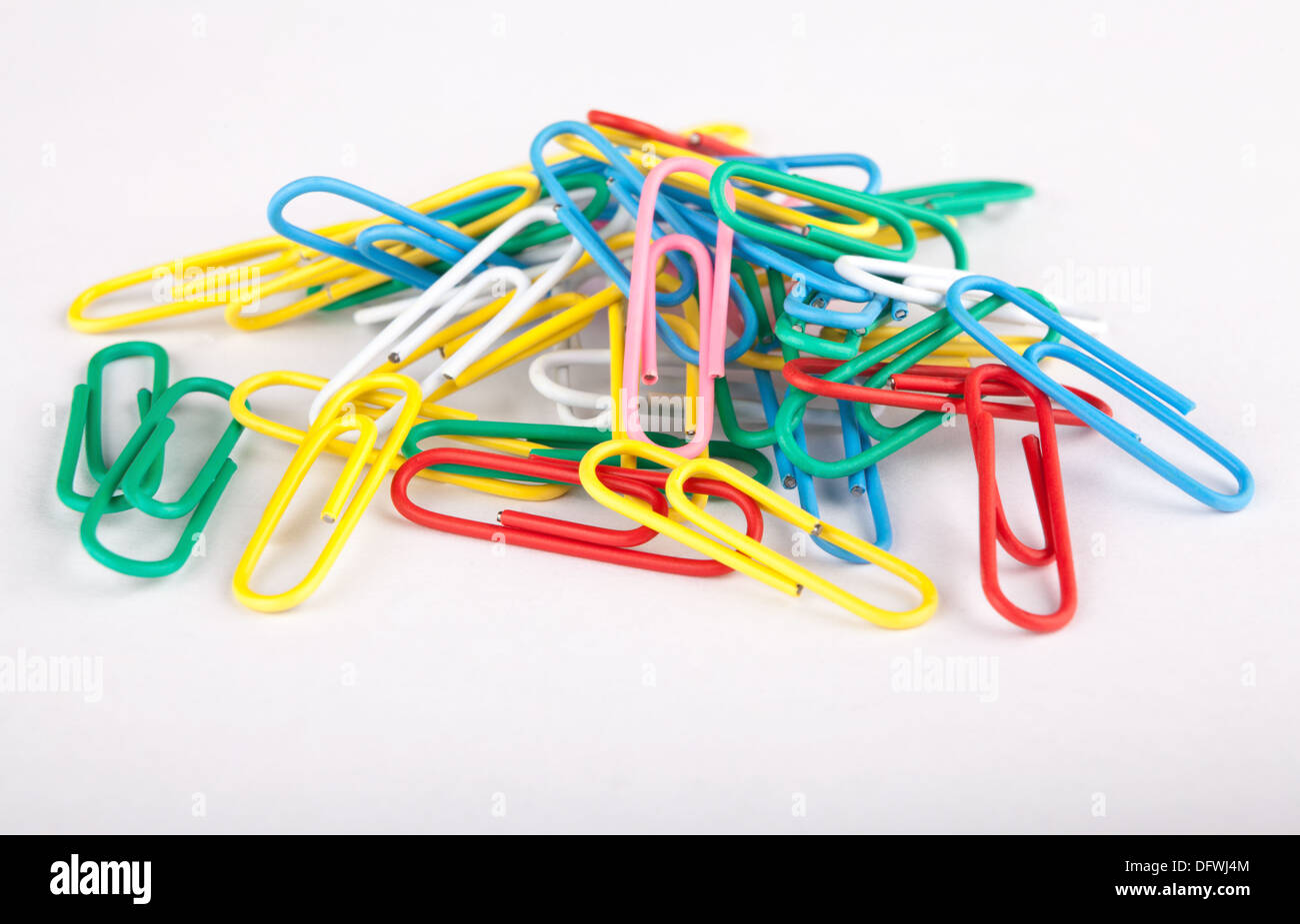 Paper clip, fastener, office supplies Stock Photo Alamy