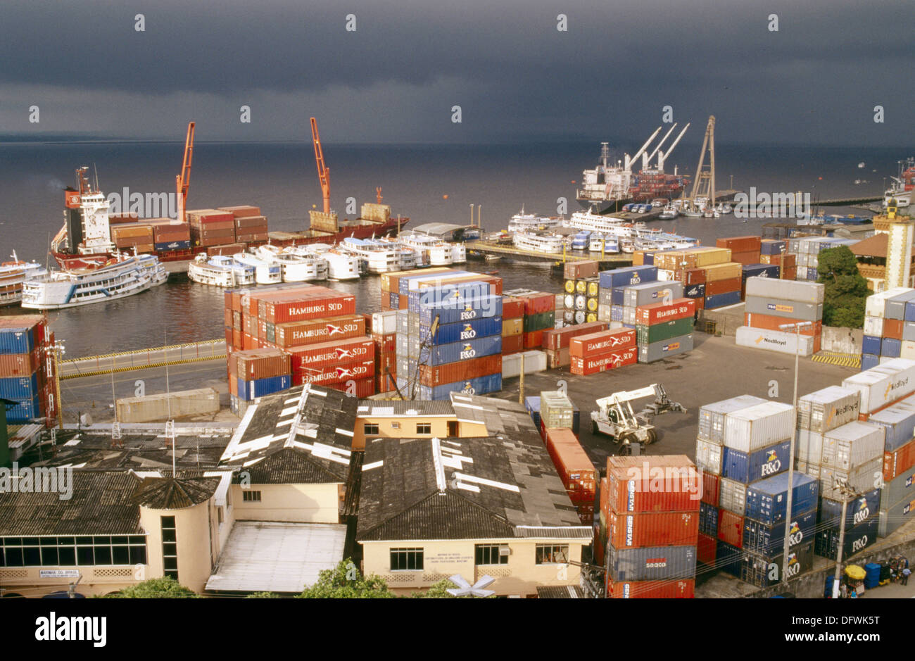 The port. Manaus, Amazon. Brazil Stock Photo - Alamy