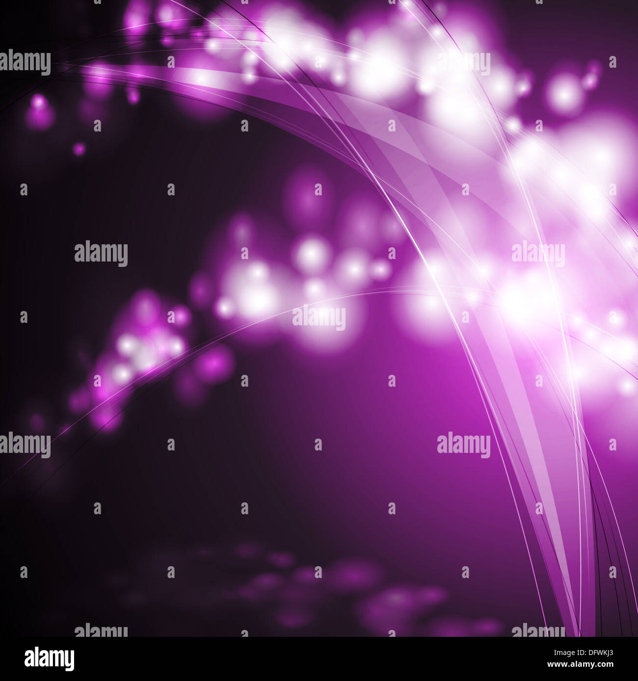 Dark glowing abstract waves. Eps 10 vector background Stock Photo - Alamy