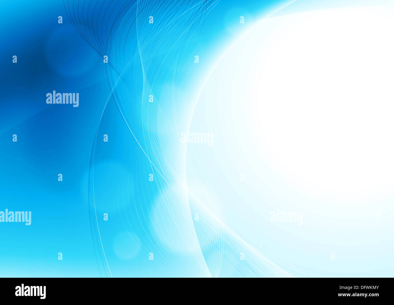 Abstract blue wavy background. Vector design eps 10. Gradient mesh ...