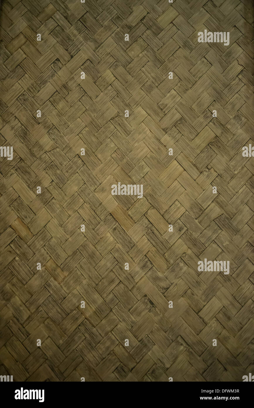 Bamboo basketry. Stock Photo
