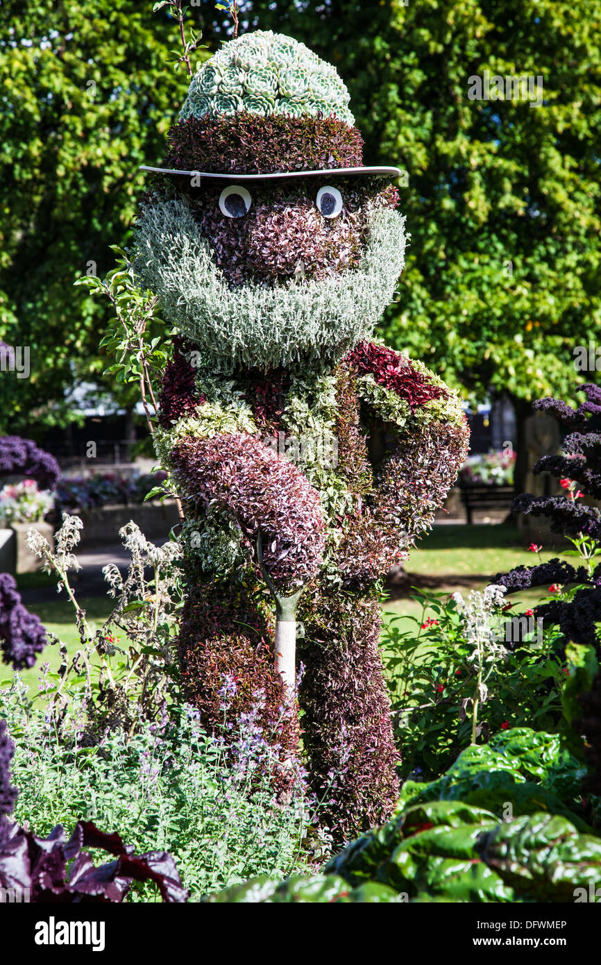 Horticultural Sculpture Depicting Bayleaf The Gardener From The