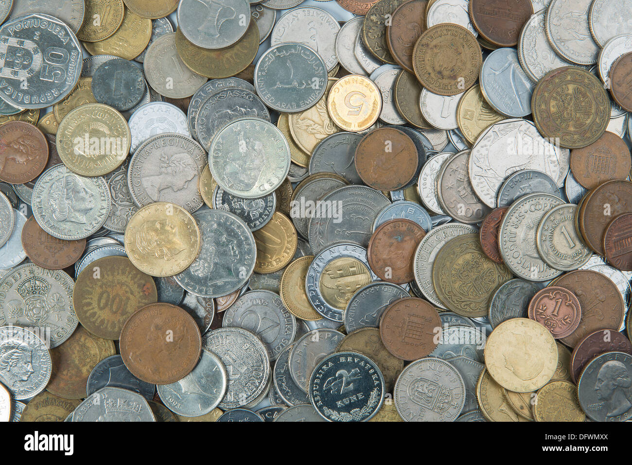 various coins Stock Photo - Alamy