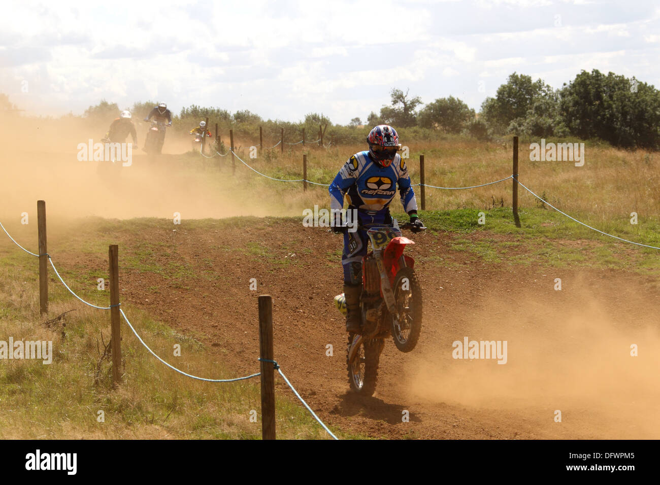 amca Oakham motocross club 18th August 2013 Stock Photo