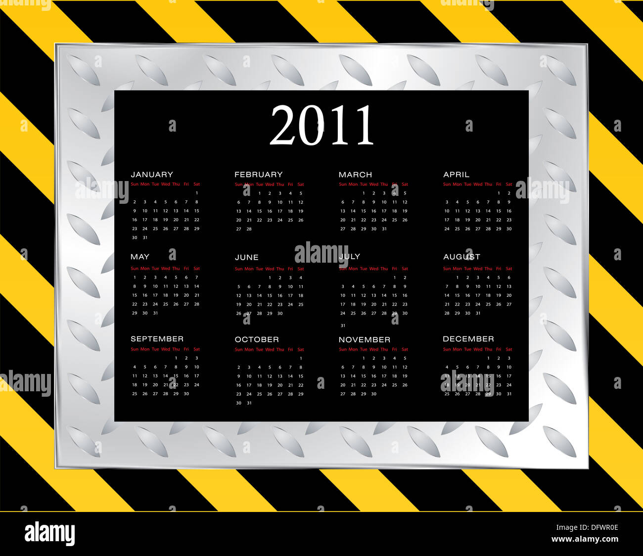 Calendar Design - 2011 Stock Photo - Alamy
