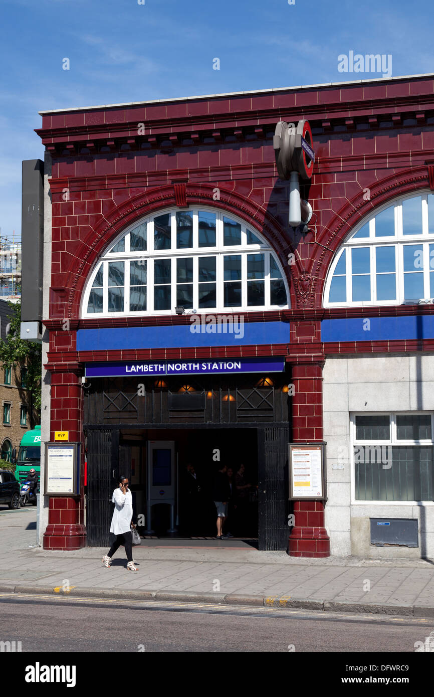 Lambeth north underground station lambeth hi-res stock photography and ...