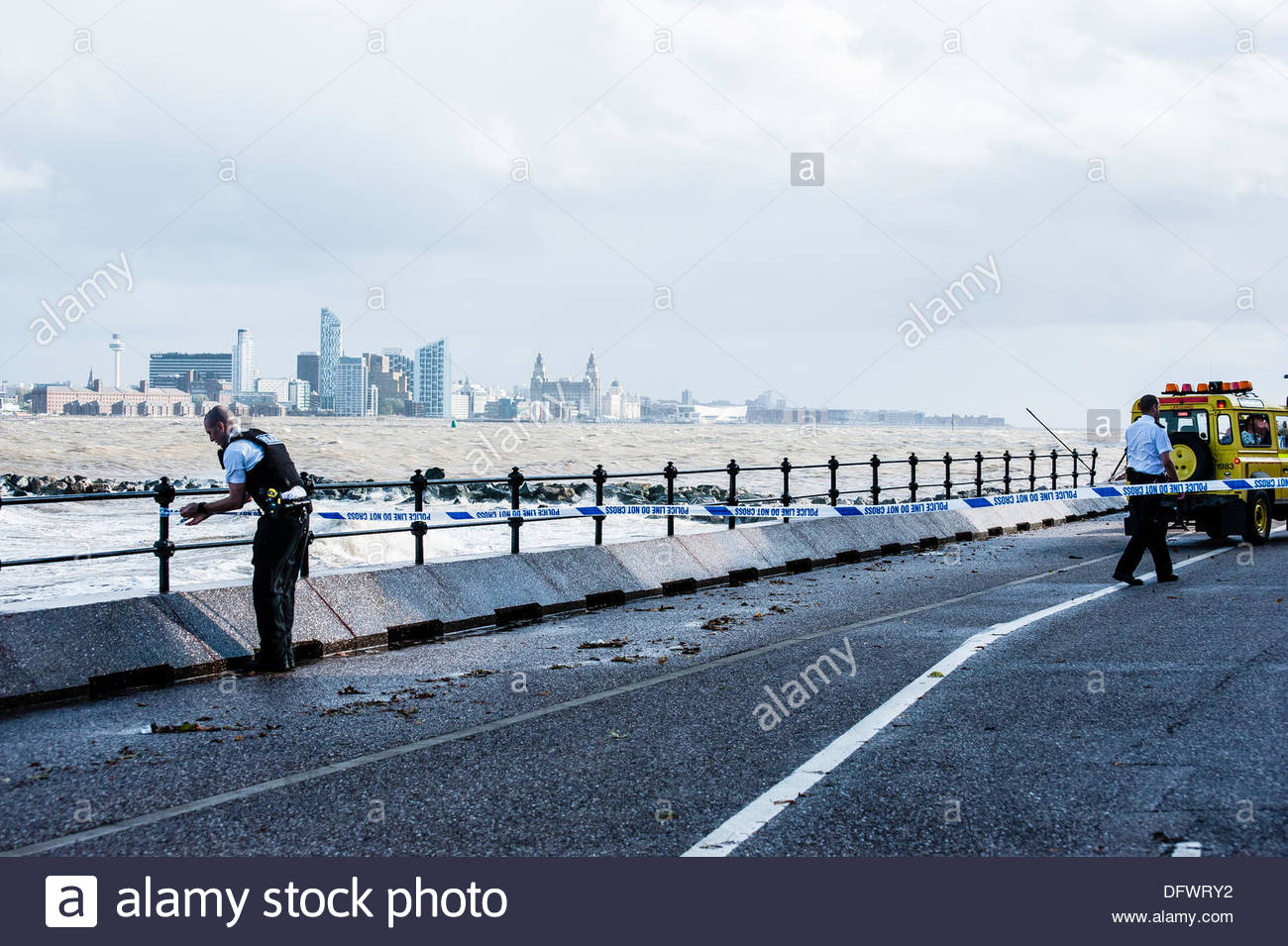 Egremont Promenade Wallasey Wirral Uk Stock Photos & Egremont Promenade