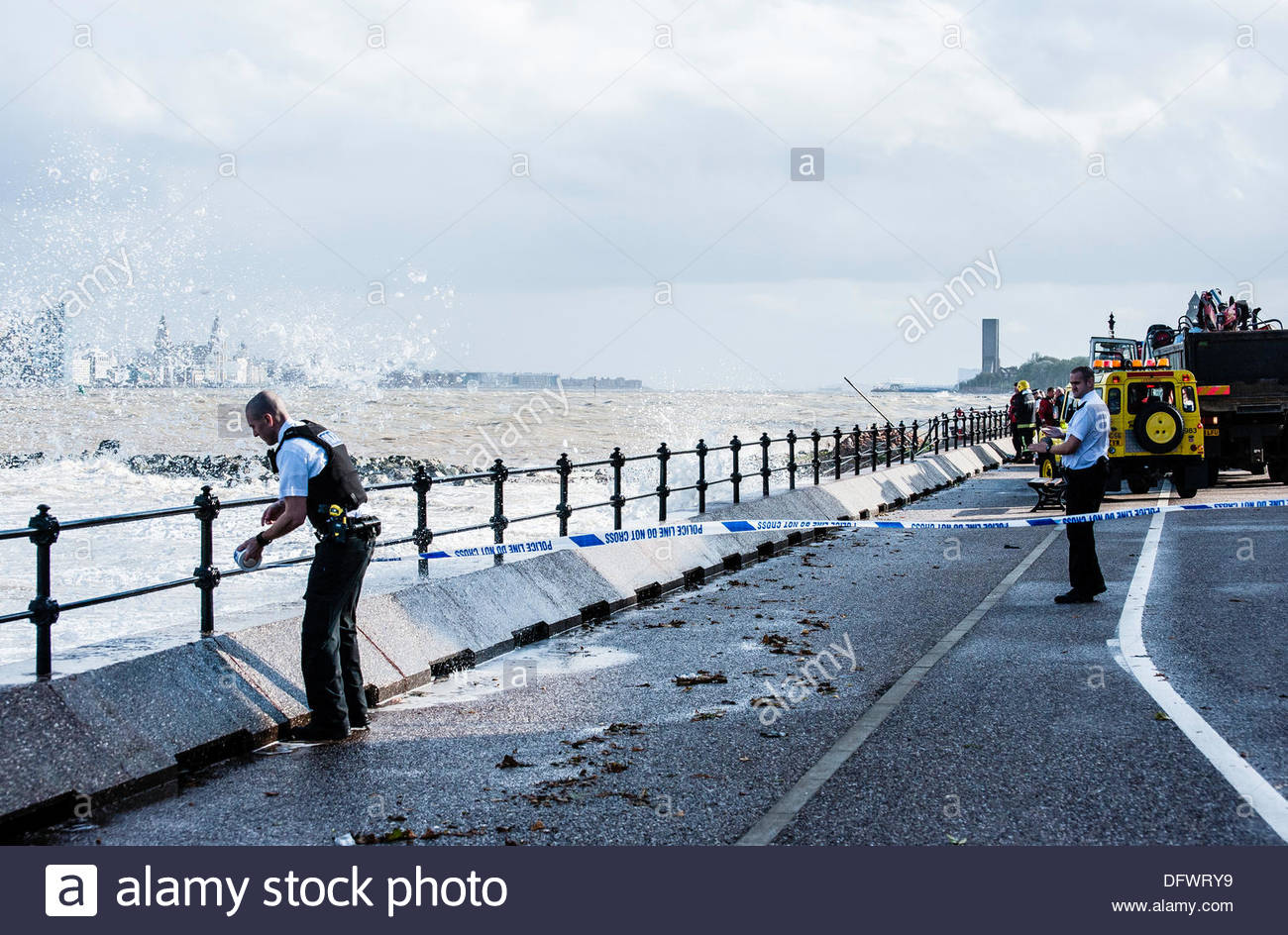 Egremont Promenade Wallasey Wirral Uk Stock Photos & Egremont Promenade