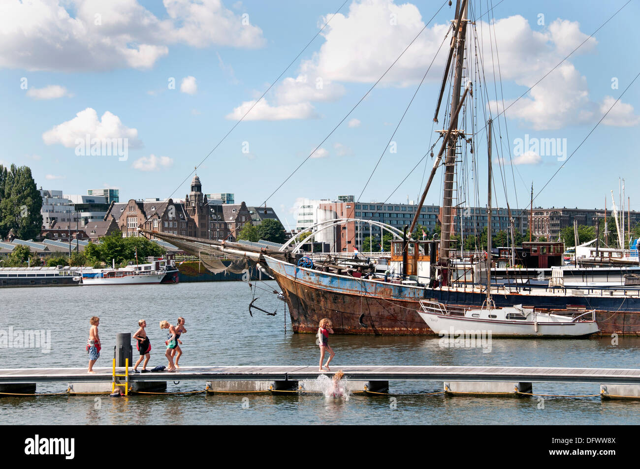 Amsterdam ( Zeeburg -- Java - KNSM - Eiland ) Netherlands Dutch modern ...