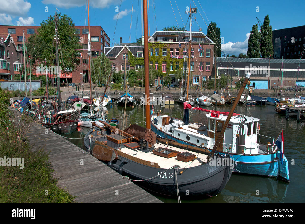 Amsterdam ( Zeeburg -- Java -  KNSM  - Eiland ) Netherlands Dutch modern city town Stock Photo