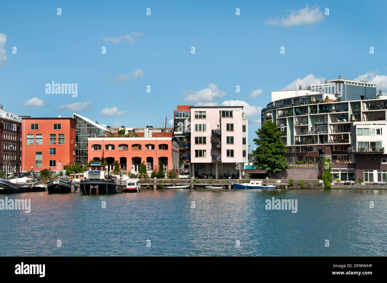 Amsterdam ( Zeeburg -- Java -  KNSM  - Eiland ) Netherlands Dutch modern city town Stock Photo