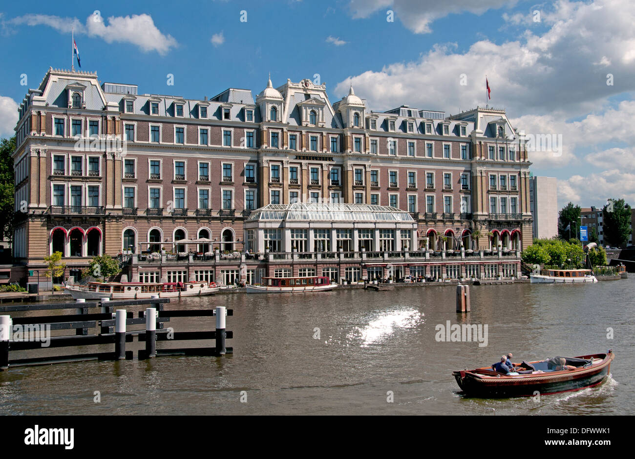 InterContinental Amstel on the Amstel Amsterdam Netherlands Stock Photo