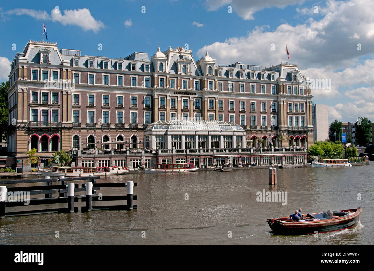Inter Continental Amstel on the Amstel Amsterdam Netherlands Stock Photo