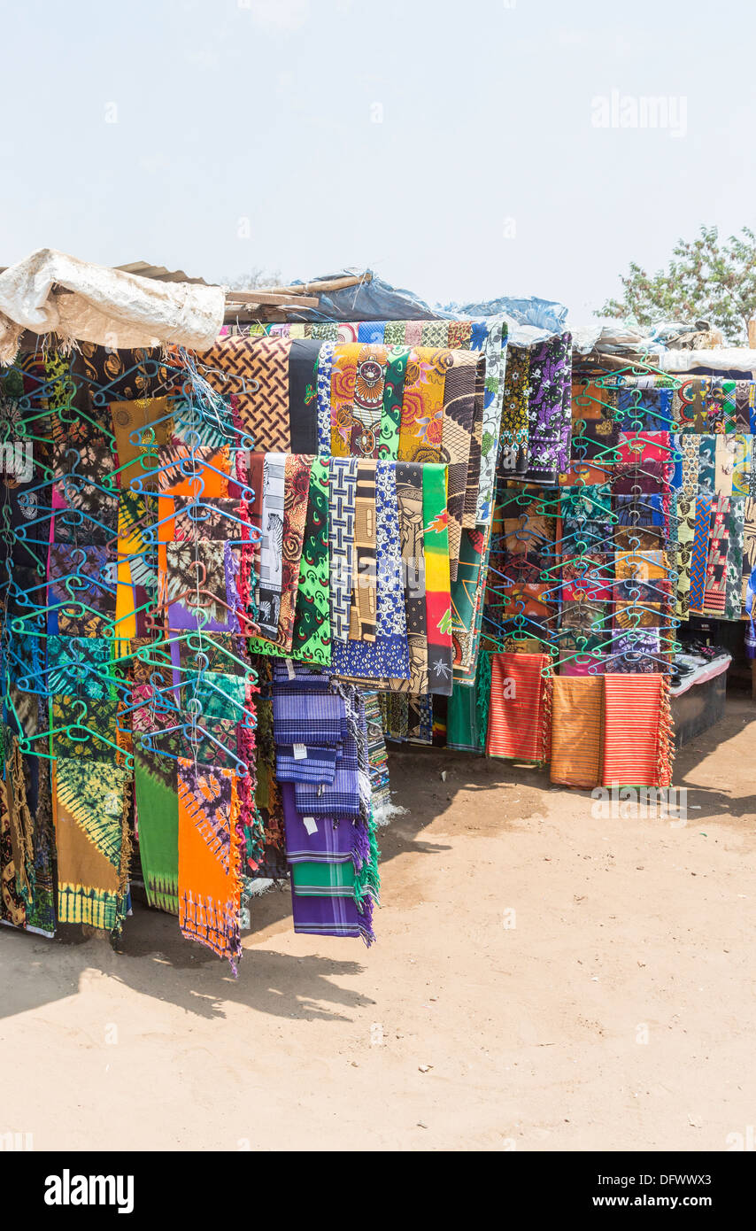 Colourful african fabrics hi-res stock photography and images - Alamy