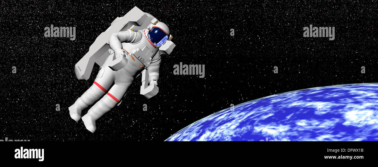 Astronaut or Spaceman Floating in the Space Editorial Stock Photo - Image  of exploring, dream: 121321918