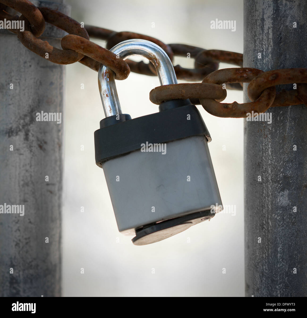 Keep gate closed hires stock photography