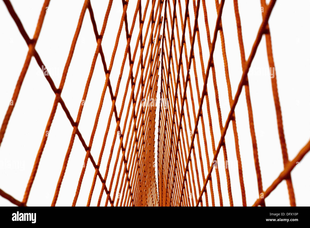 Rusted Steel Grids, Close Up Stock Photo