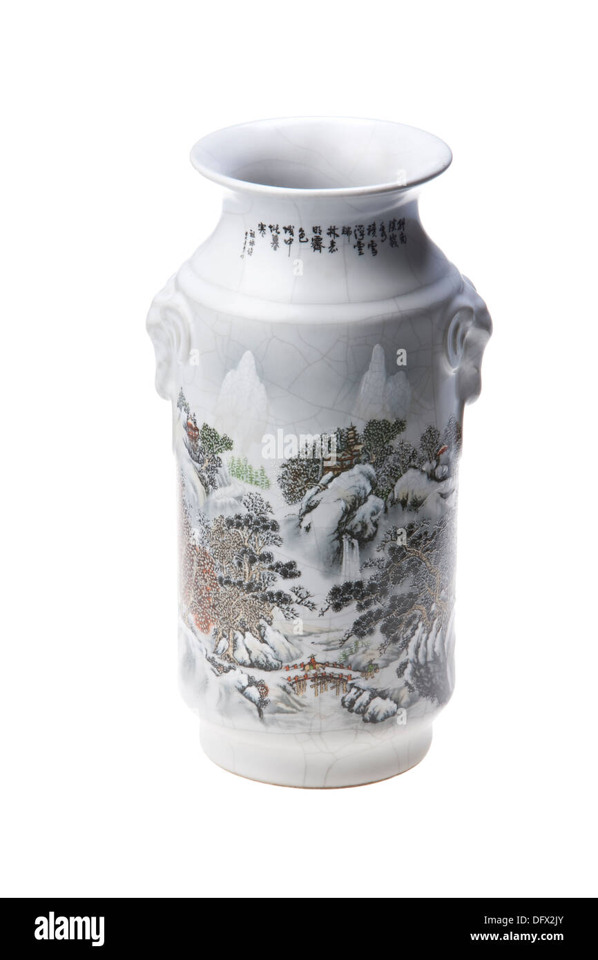 Traditional Chinese vase Stock Photo Alamy