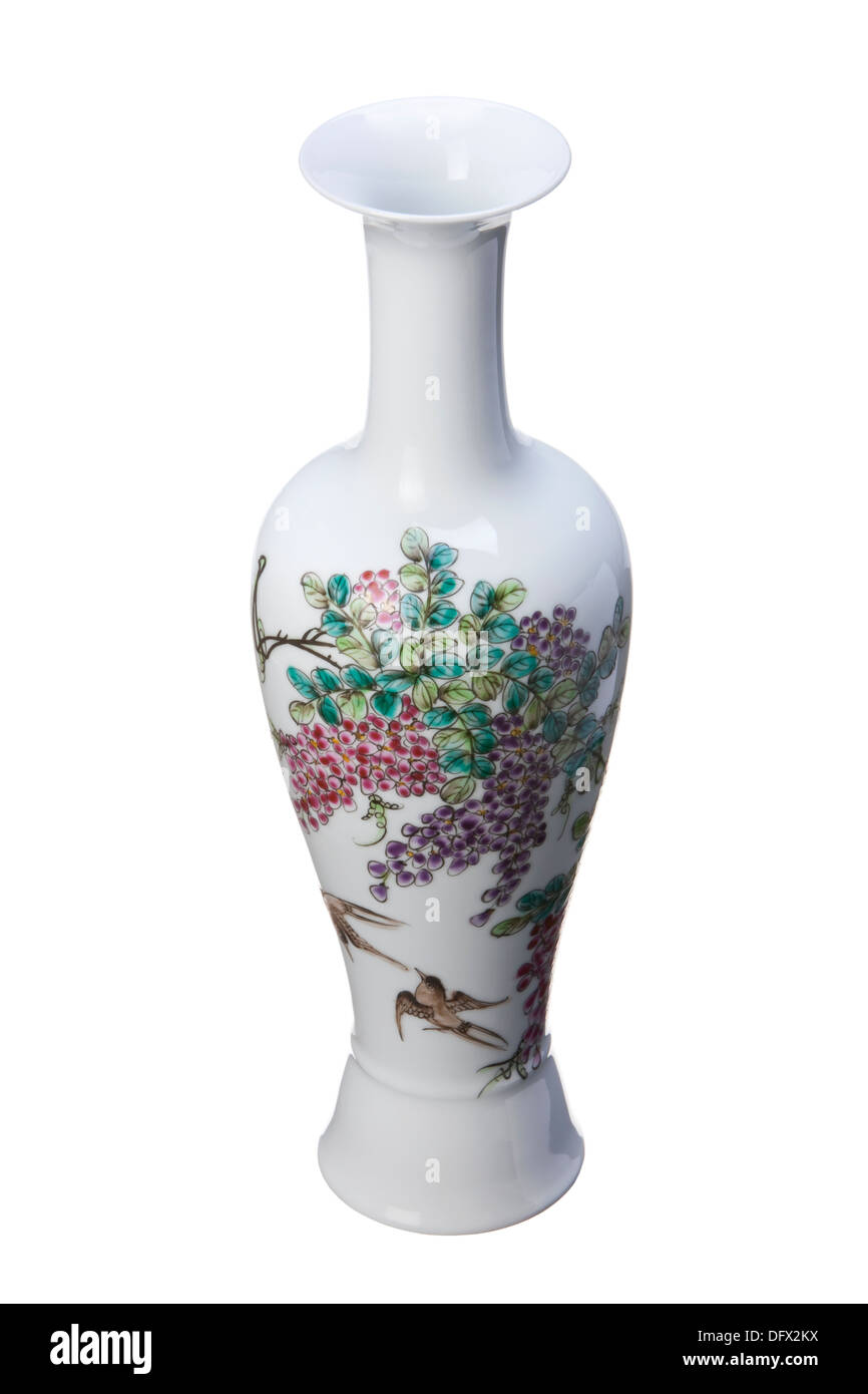 Traditional Chinese vase Stock Photo