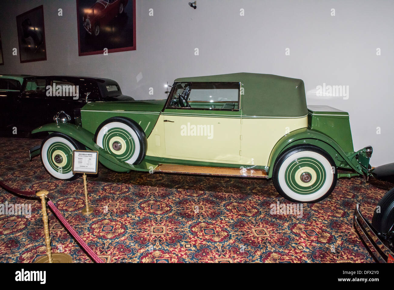 A 1930 Rolls Royce Phantom ll Croydon Victoria at the Nethercutt Collection in Sylmar California Stock Photo