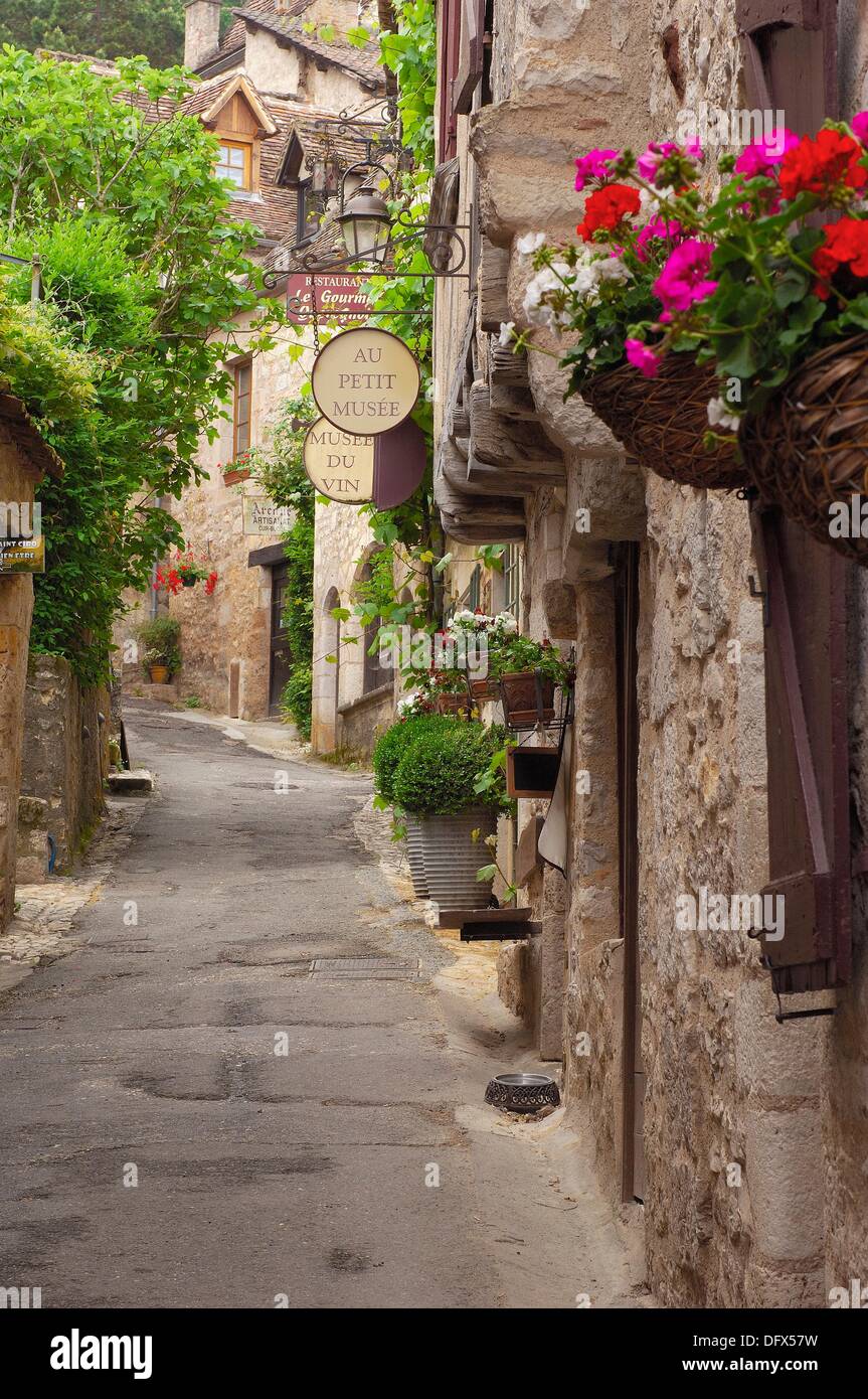 Saint Cirq Lapopie, Lot River, Lot Valley, Way of St James, Midi