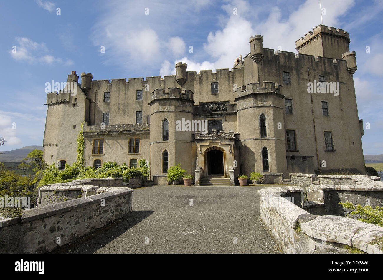 Dunvegan Castle. Isle of Skye. Scotland. U.K Stock Photo Alamy