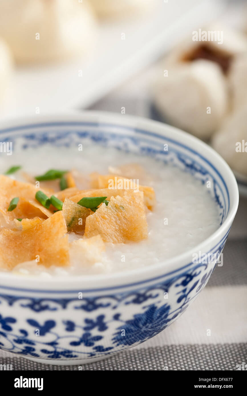 Chinese food rice porridge Stock Photo - Alamy