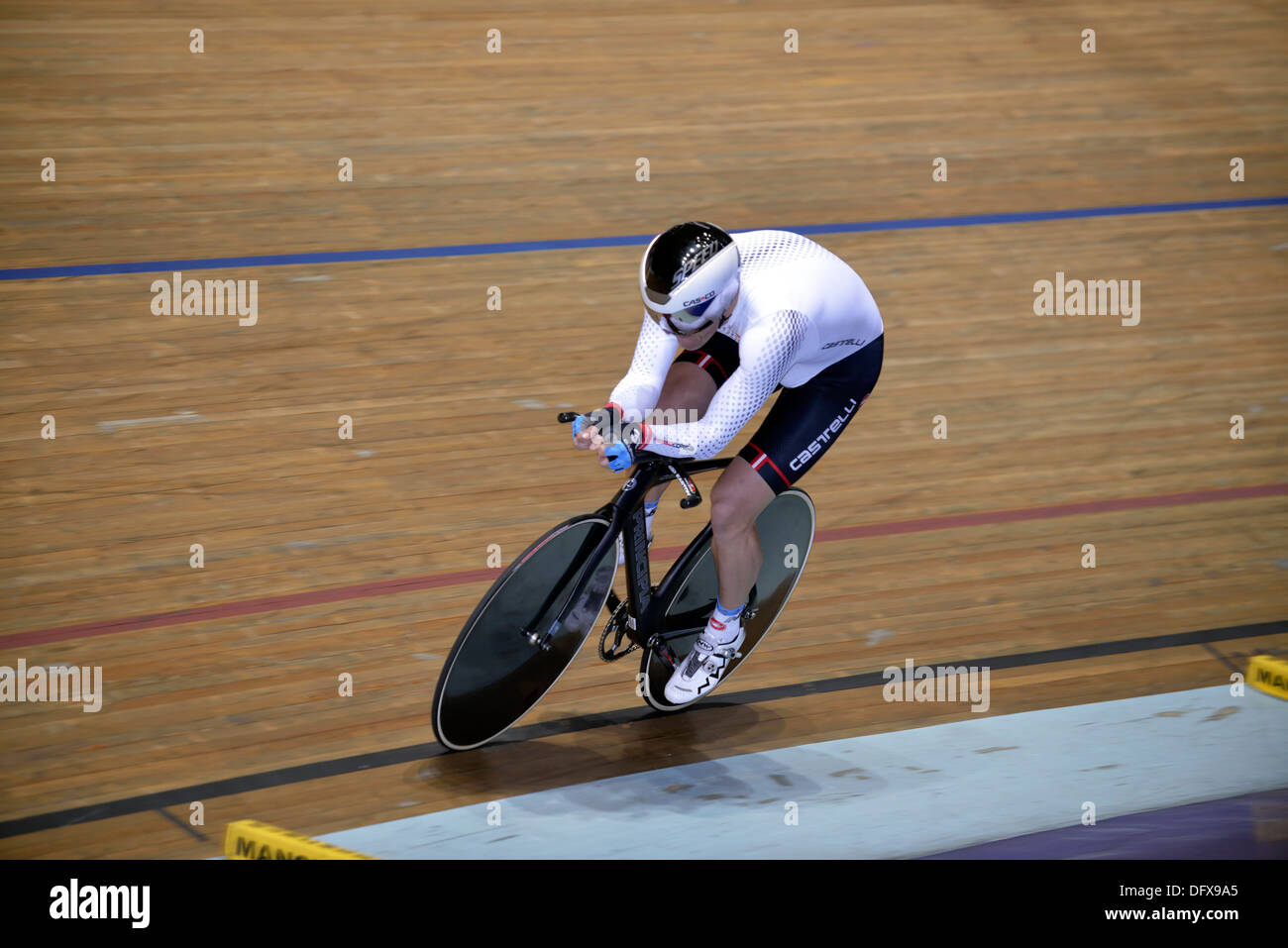 action from the 2013 world masters track cycling championships in