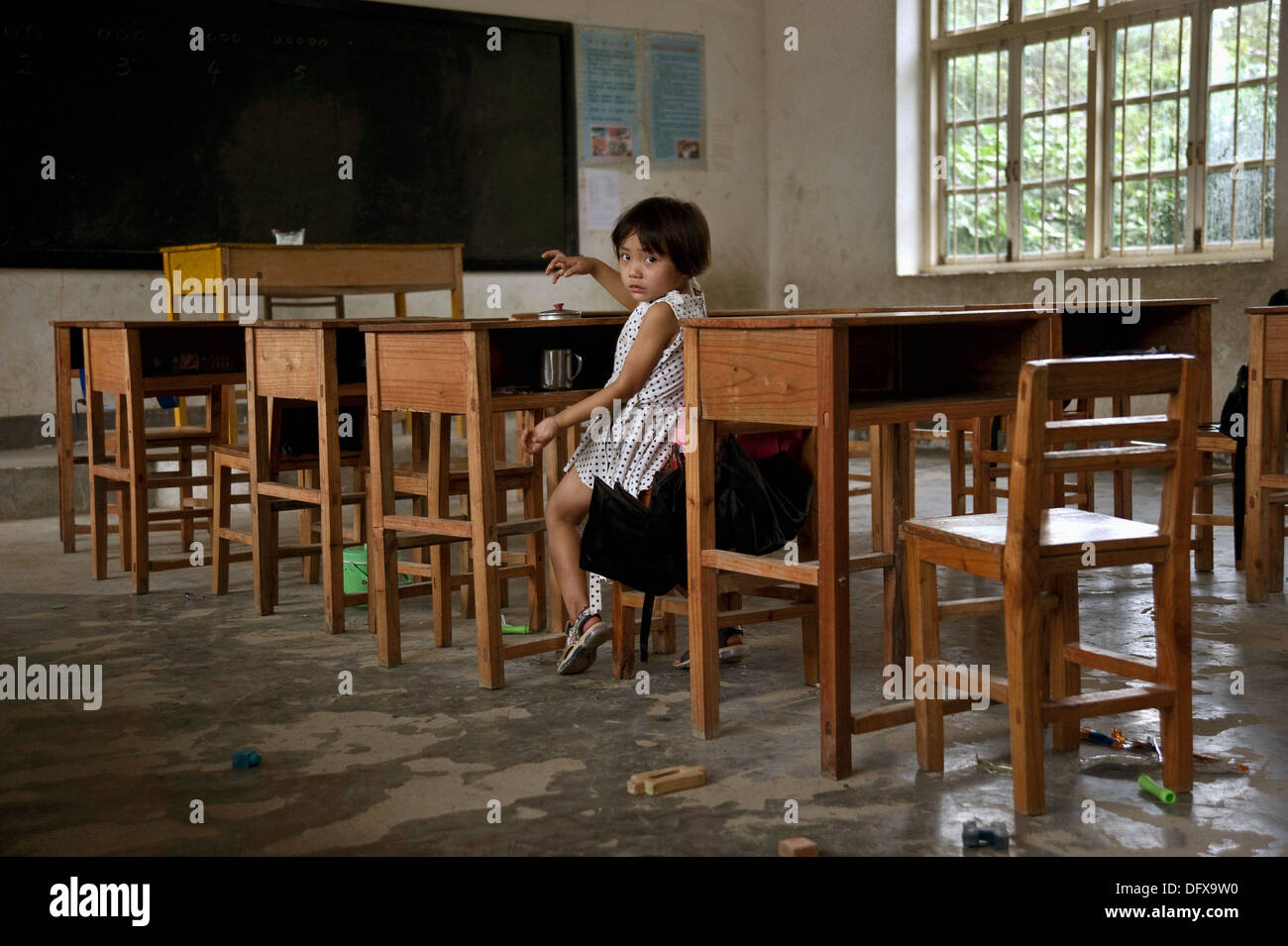 China education rural hi-res stock photography and images - Alamy