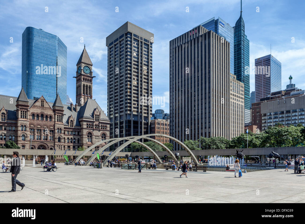 Old city hall clock tower hi-res stock photography and images - Alamy