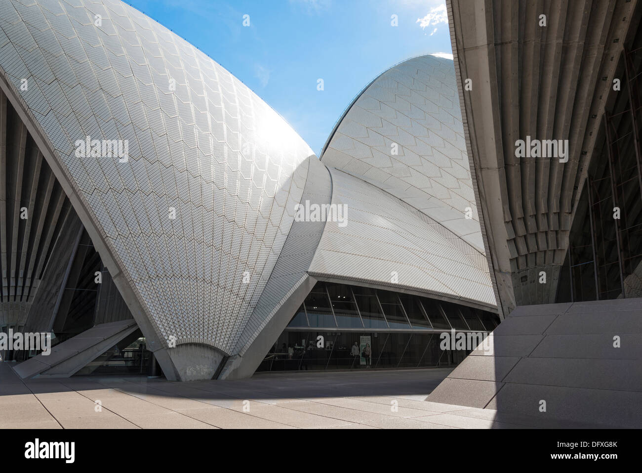 sydney opera house landmark detail in australia Stock Photo