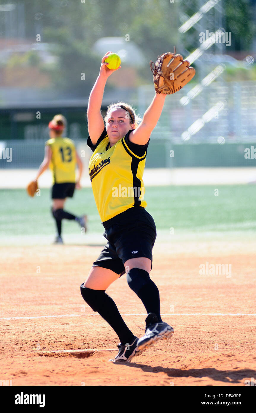 Softball Championships in Madrid, Spain Stock Photo Alamy