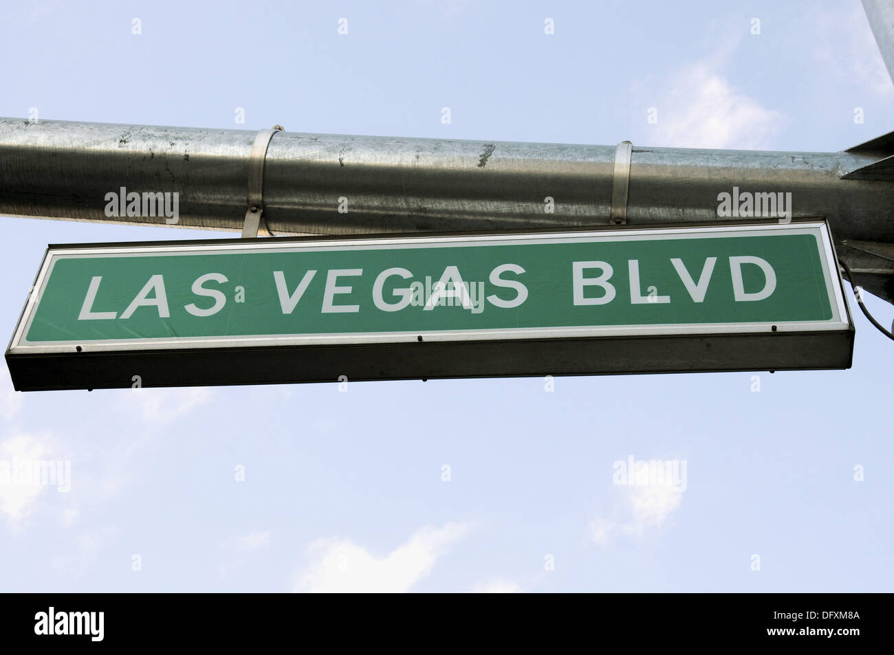 Las Vegas Boulevard sign, Las Vegas, Nevada, USA Stock Photo Alamy