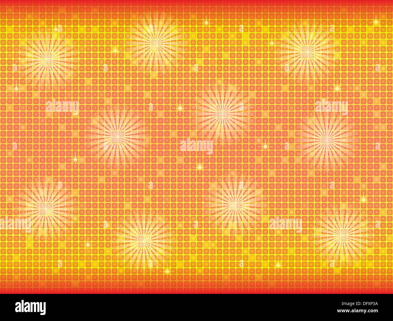 abstract red with yellow mosaic background Stock Photo - Alamy