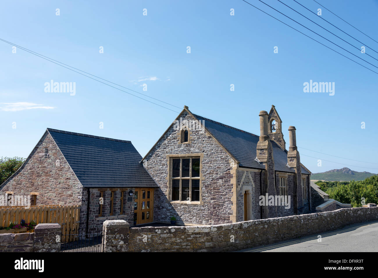 Tŷ’r Pererin - Education and Pilgrimage Centre for St David's Cathedral. St Davids, Pembrokeshire, Wales. Stock Photo