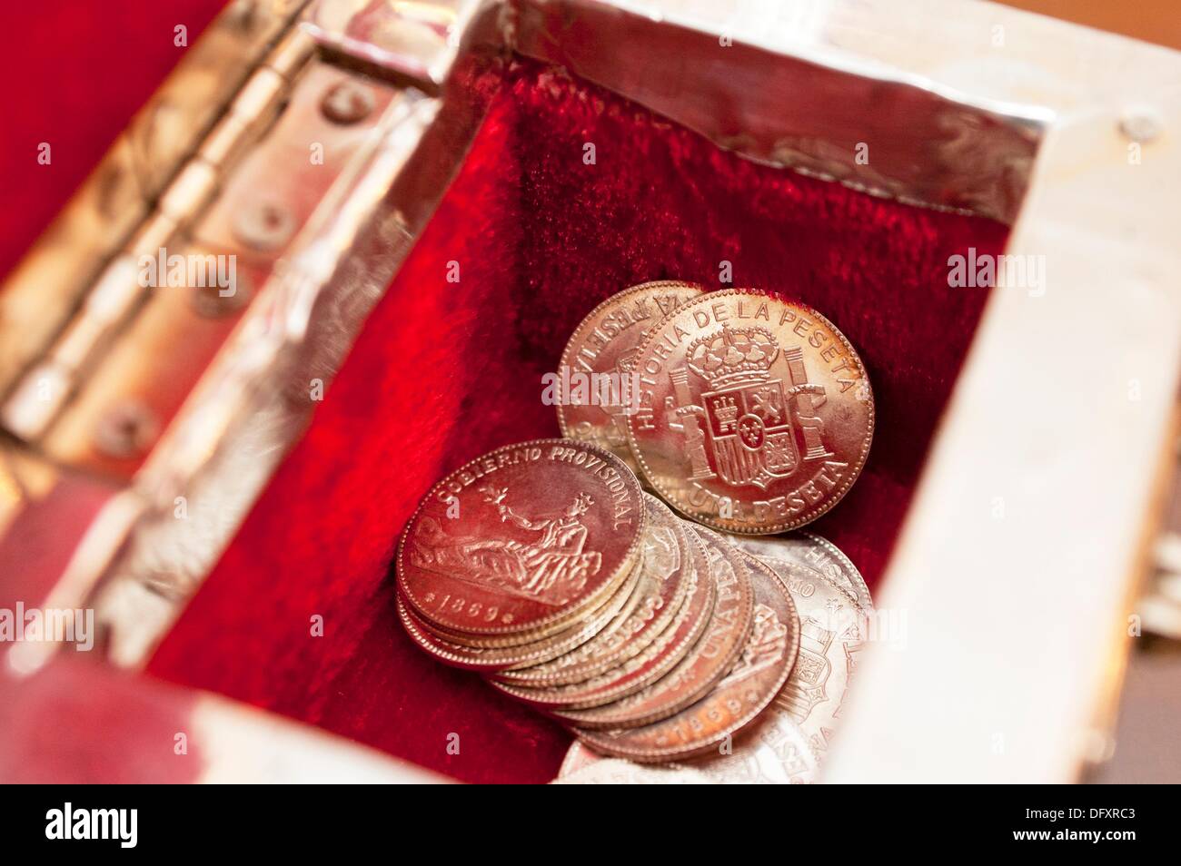 Wedding coins Stock Photo Alamy