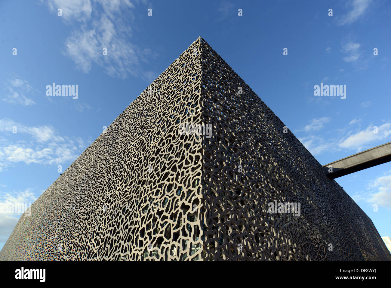 Mucem Structural Element Picture of MuCEM, a museum with stunning architecture dedicated to ...