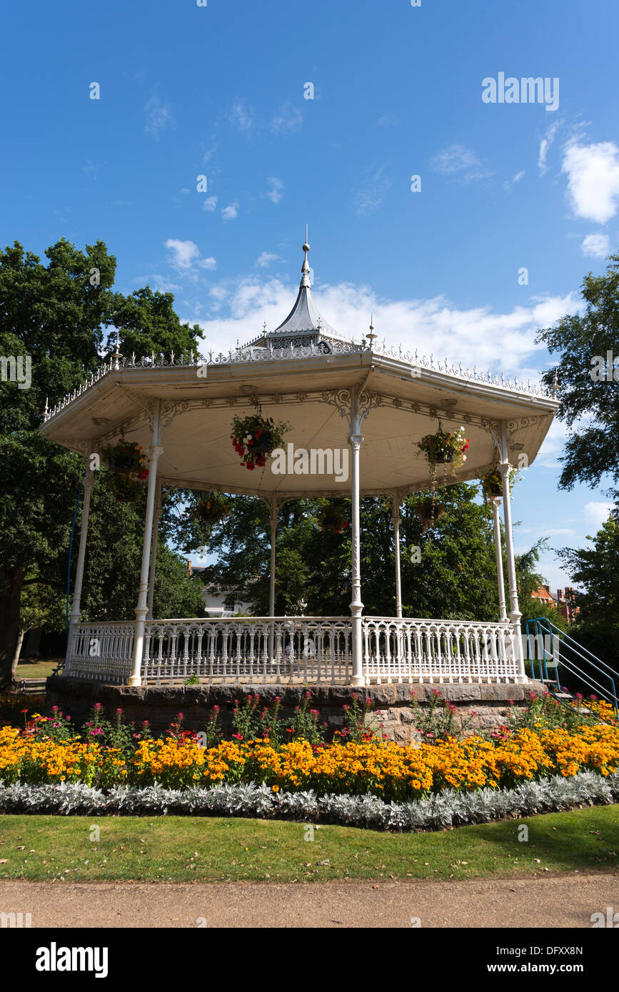 The Bandstand, Vivary Park, Taunton, Somerset, England, UK Stock Photo